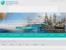 Tablet Screenshot of directory.travelagents.com